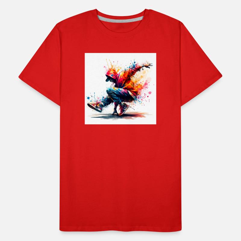 Danse urbaine au style dynamique T-shirt bio Premium Homme