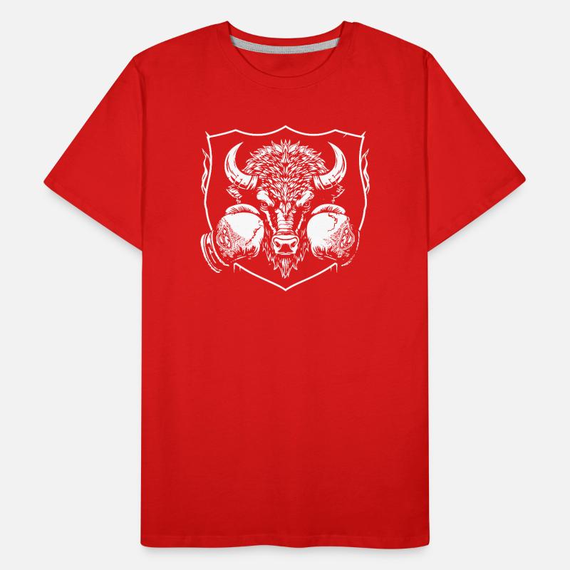 bison-boxeur T-shirt bio Premium Homme
