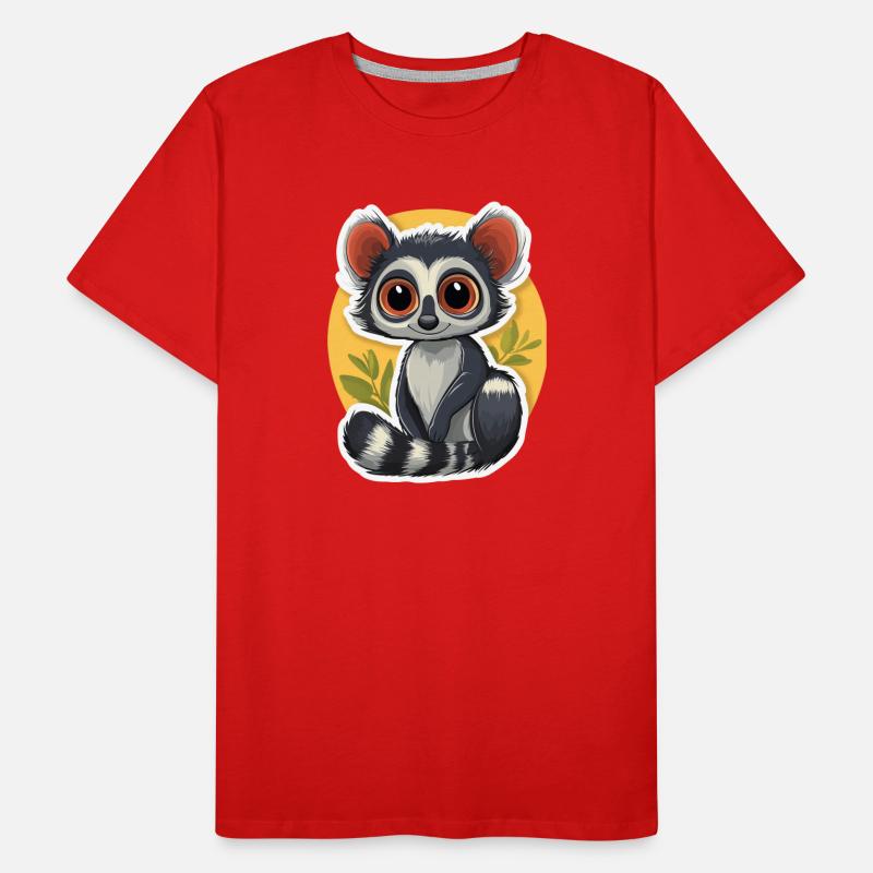 Lemur Männer Premium Bio T-Shirt