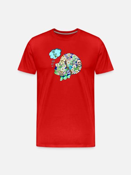 creative spirit - Men's Premium Organic T-Shirt - red