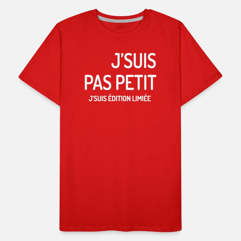 Limitierte Auflage „Ich bin nicht klein“ Männer Premium Bio T-Shirt