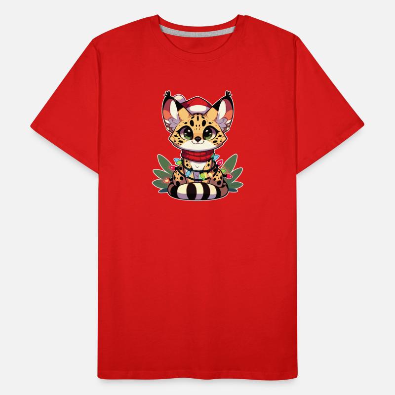 Fées de Noël Chat de Serval T-shirt bio Premium Homme