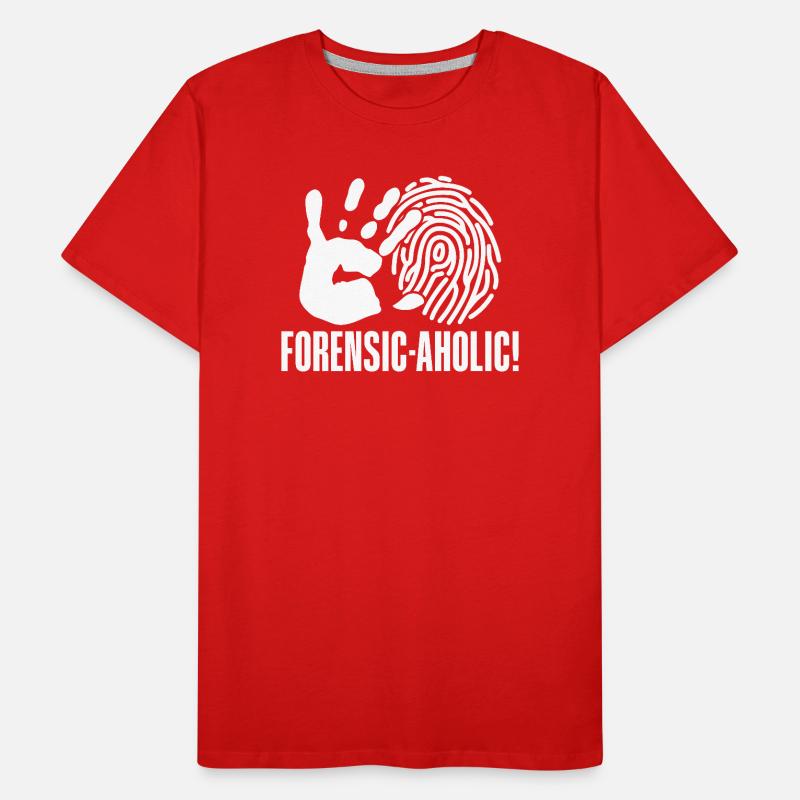 Forensic Analyst Forensic-Aholic Squad Crime Lab Männer Premium Bio T-Shirt