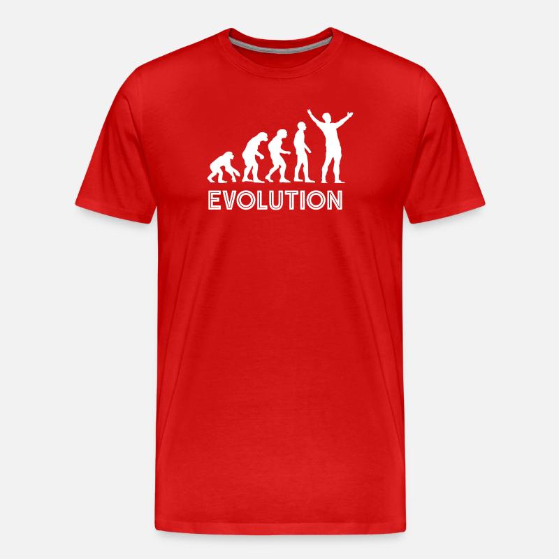 Judas Evolution - Männer Premium Bio T-Shirt - Rot