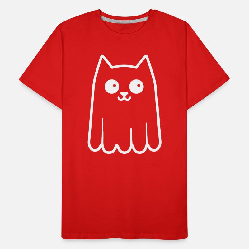 Chat fantôme T-shirt bio Premium Homme