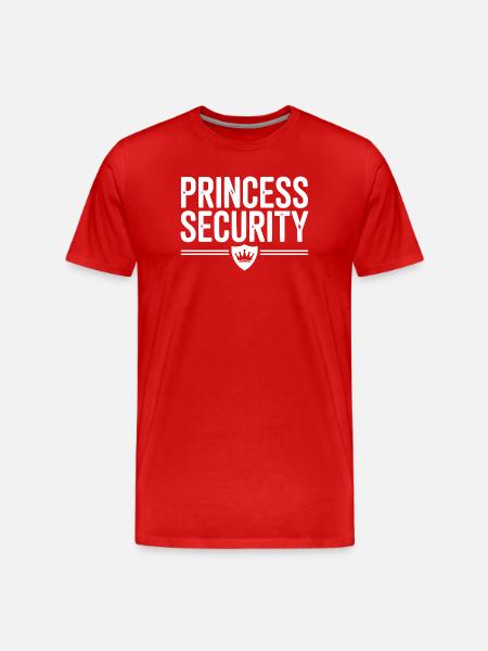 Princess Security - Men's Premium Organic T-Shirt - red