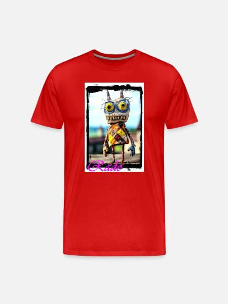 Artistic rag doll creation King City - Men's Premium Organic T-Shirt - red