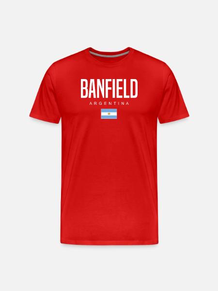 Banfield Argentinien Argentinier - Männer Premium Bio T-Shirt - Rot