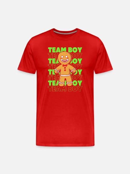 Équipe Garçon Noël - T-shirt bio Premium Homme - rouge