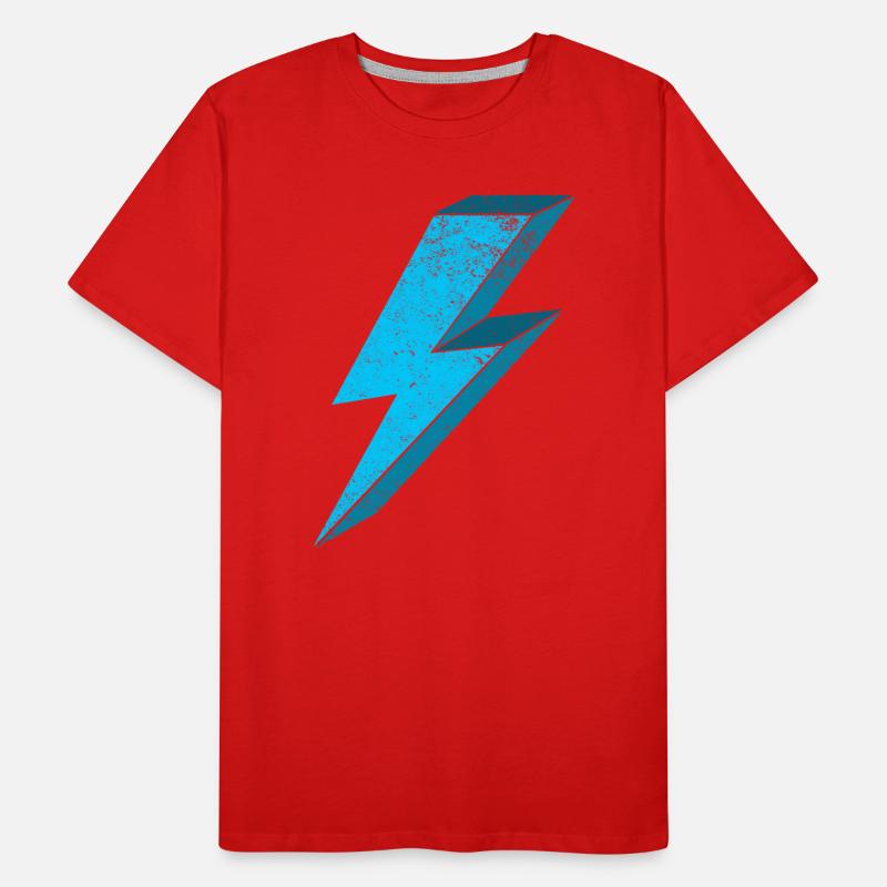 Conception d'éclairage électrique 3D T-shirt bio Premium Homme