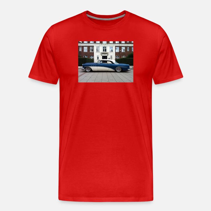 Brixton Hill Buick - Männer Premium Bio T-Shirt - Rot