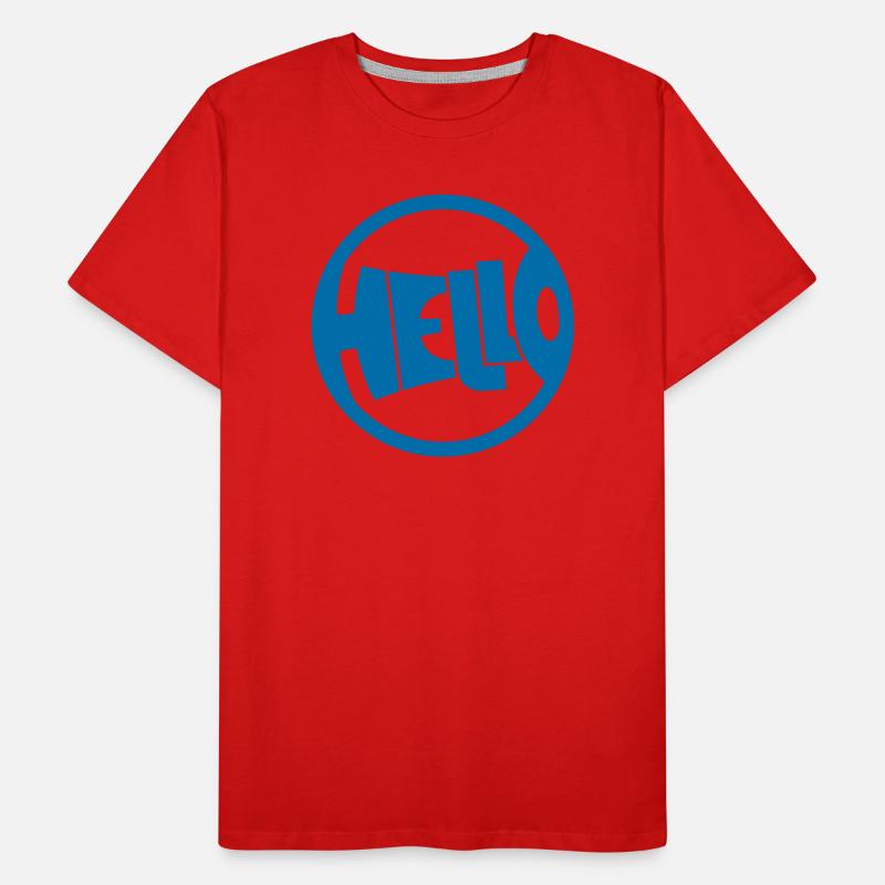 Hello Men's Premium Organic T-Shirt