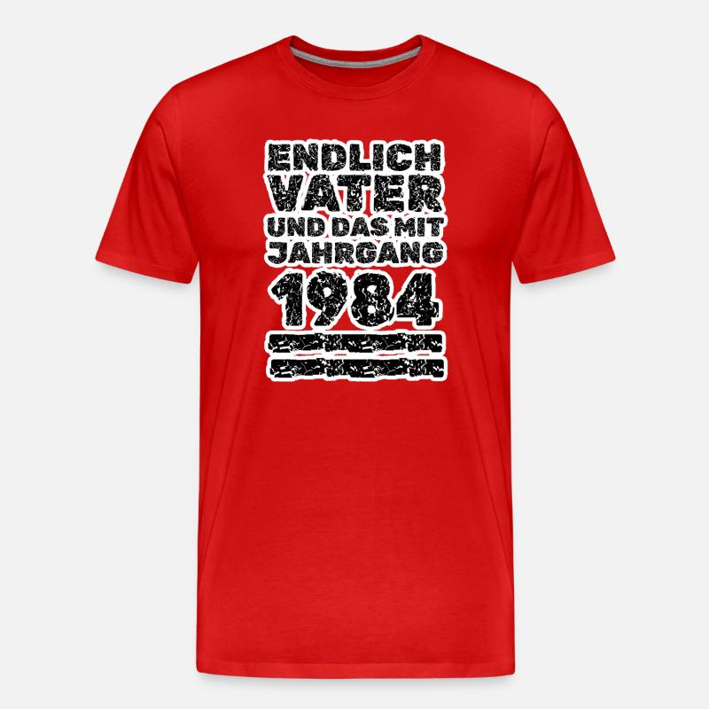 1984 - Männer Premium Bio T-Shirt - Rot