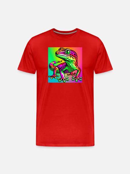 Gecko - T-shirt bio Premium Homme - rouge
