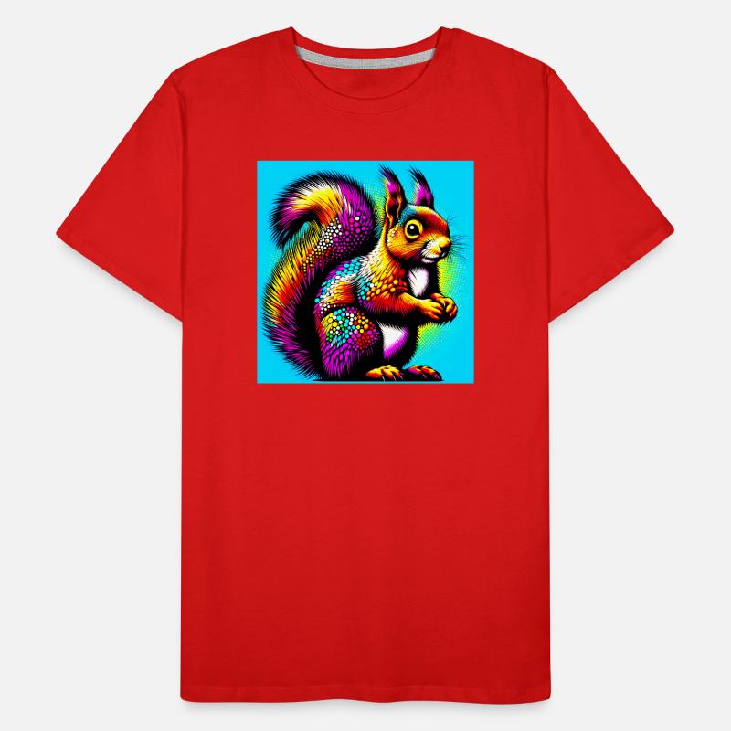 Eichhörnchen Männer Premium Bio T-Shirt