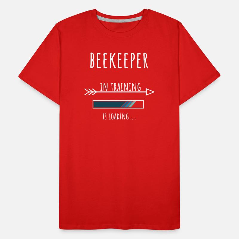 Beekeeper Geschenk Beruf Ausbildung Imker Männer Premium Bio T-Shirt
