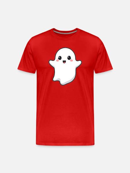 Ghost - Men's Premium Organic T-Shirt - red