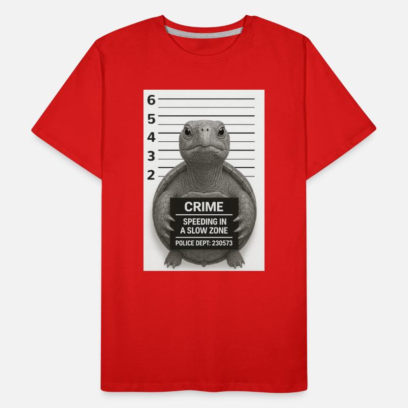 Turtle – Too fast for the territory Men's Premium Organic T-Shirt