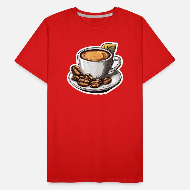 Café T-shirt bio Premium Homme