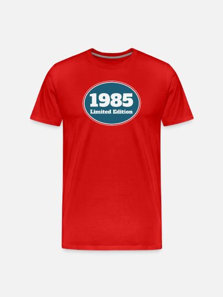 Édition limitée 1985 - T-shirt bio Premium Homme - rouge