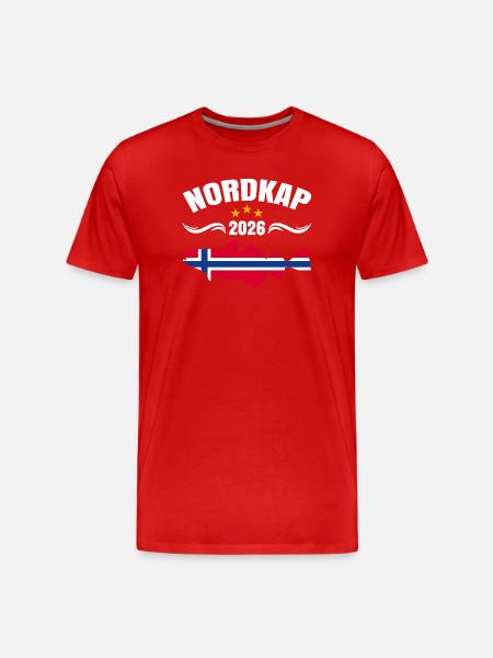 North Cape 2026 - Men's Premium Organic T-Shirt - red