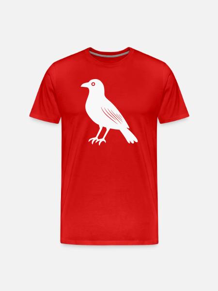 Raven - Men's Premium Organic T-Shirt - red