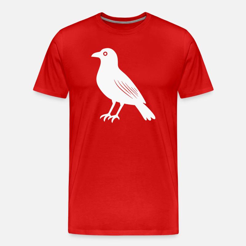 Corbeau - T-shirt bio Premium Homme - rouge