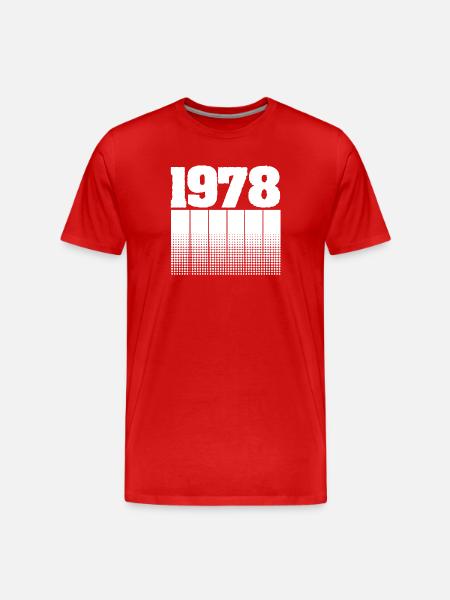 1978 - Men's Premium Organic T-Shirt - red