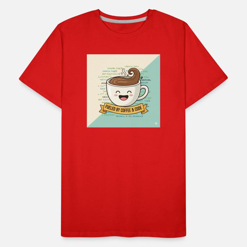 Tasse à café Happy et code T-shirt bio Premium Homme