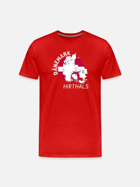 Hirthals - Men's Premium Organic T-Shirt - red