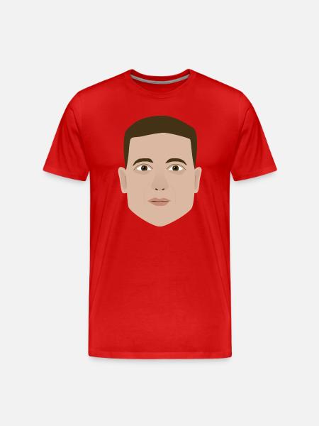 Volodymyr Zelensky - Men's Premium Organic T-Shirt - red