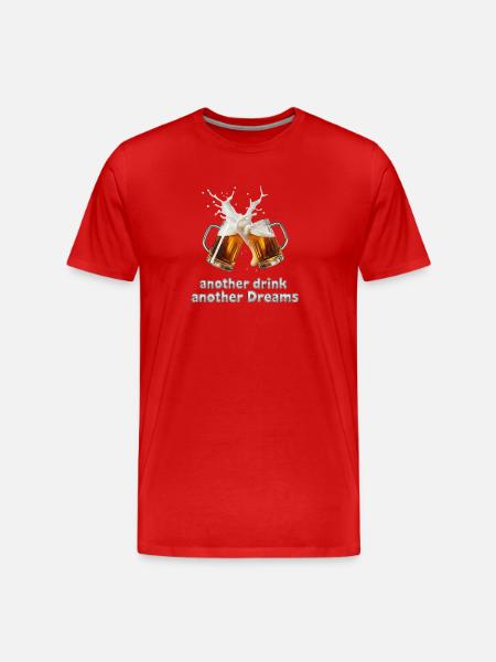Normandy disign shoping - Men's Premium Organic T-Shirt - red
