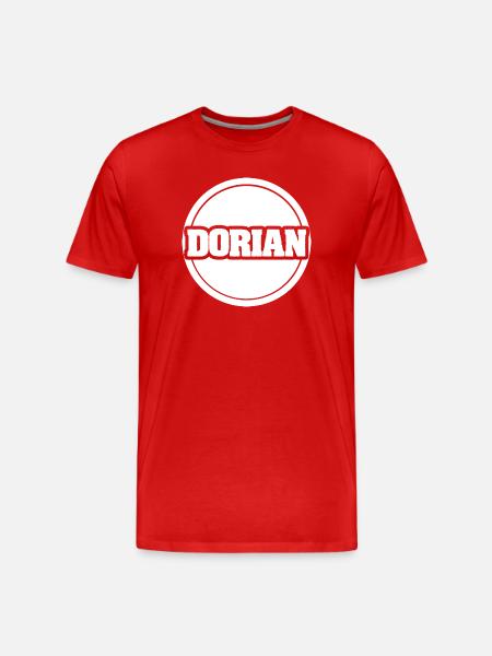 Dorian - Männer Premium Bio T-Shirt - Rot