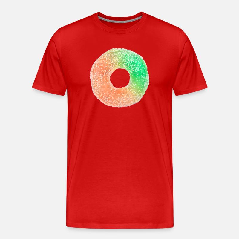Fruit gum ring - Men's Premium Organic T-Shirt - red
