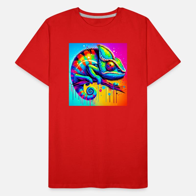 caméléon T-shirt bio Premium Homme