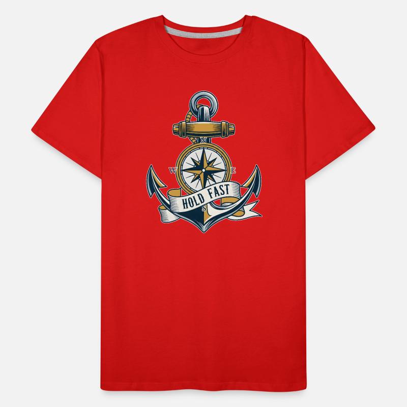 Anker - Hold Fast Männer Premium Bio T-Shirt