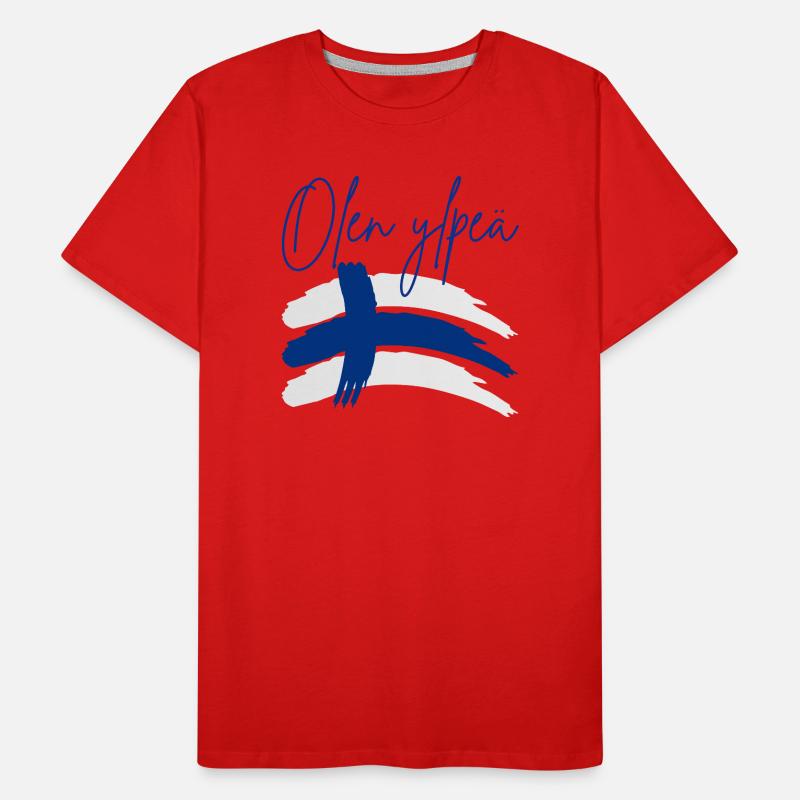 Finnisch und stolz darauf Männer Premium Bio T-Shirt