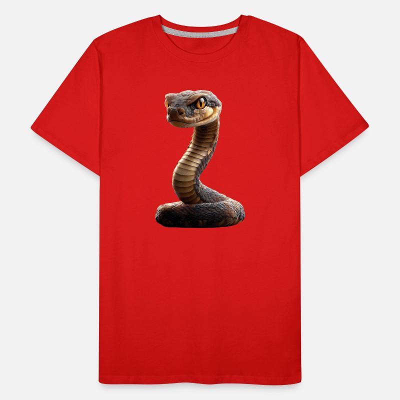 snake, python, cobra, rattlesnake, snakes Men's Premium Organic T-Shirt