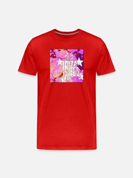 Ibiza Vibes Design - Men's Premium Organic T-Shirt - red