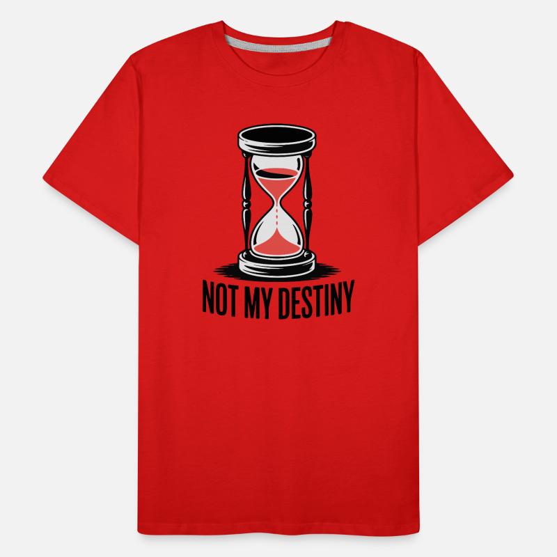 Sablier unique avec texte en gras T-shirt bio Premium Homme