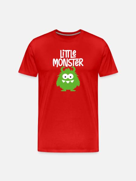 petit monstre - T-shirt bio Premium Homme - rouge