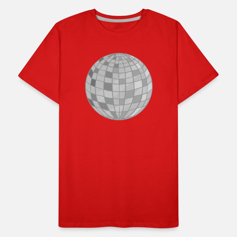 Disco Ball Design Men's Premium Organic T-Shirt