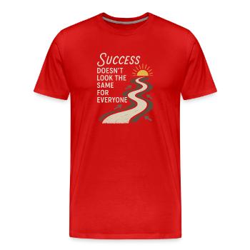 Personnel pour l'enseignant en éducation alternative Deuxième - T-shirt bio Premium Homme - rouge - Devant - Damien (186cm)
