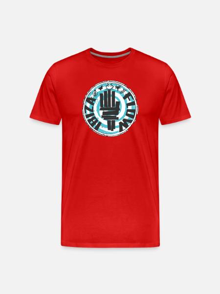 Powerful Ibiza design in graffiti style - Men's Premium Organic T-Shirt - red