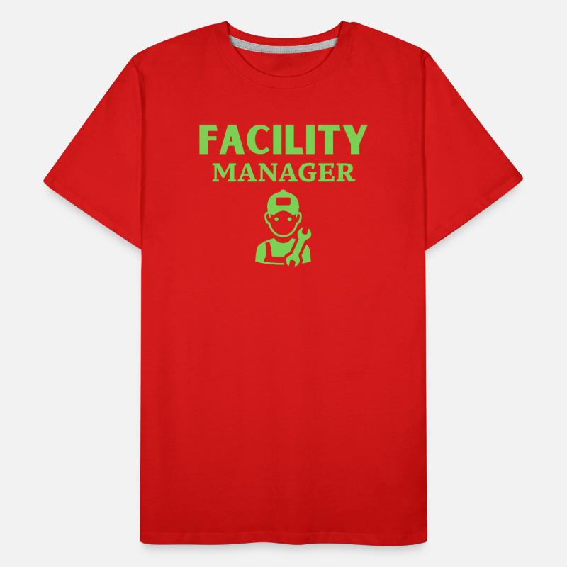 Gestionnaire d’installations T-shirt bio Premium Homme