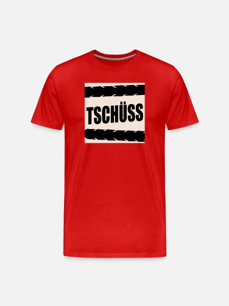 GOODBYE BYE BIKE CYCLISTS - Men's Premium Organic T-Shirt - red