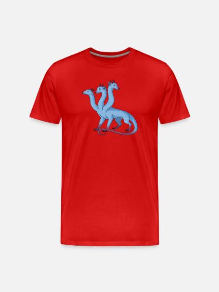 Hydra - Men's Premium Organic T-Shirt - red