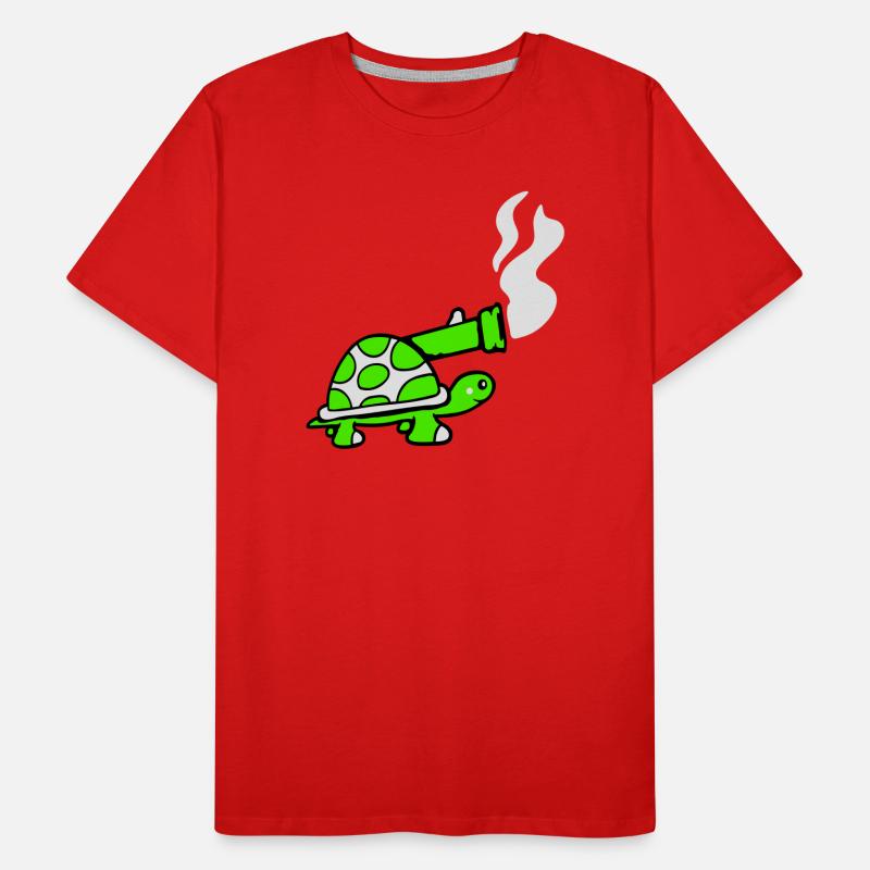 Turtle Tank Weapon Cannon Shoot Shot Men's Premium Organic T-Shirt