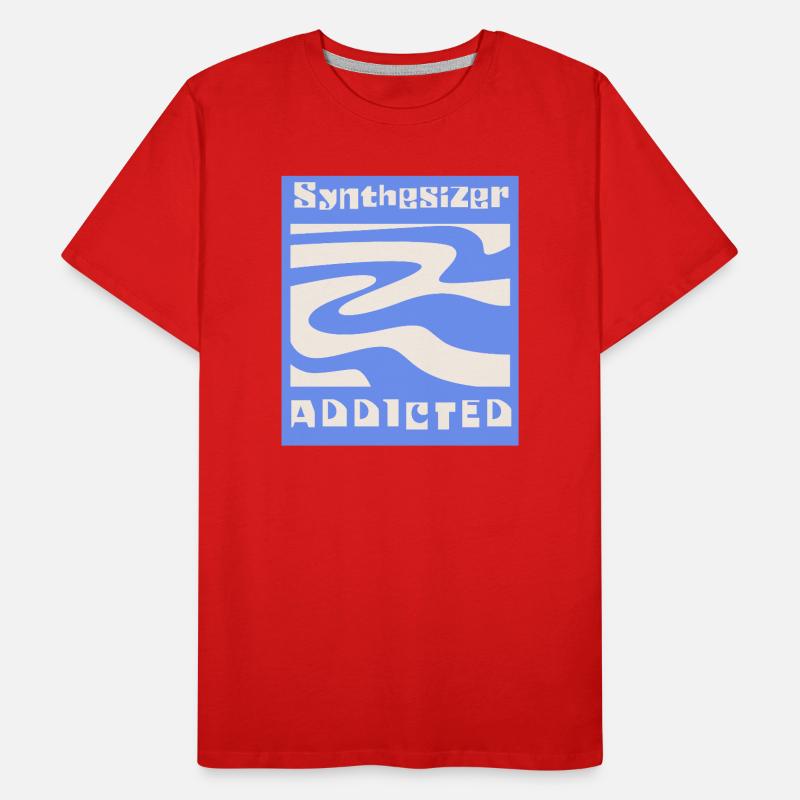 Synthesizer addicted Synth Modular Männer Premium Bio T-Shirt