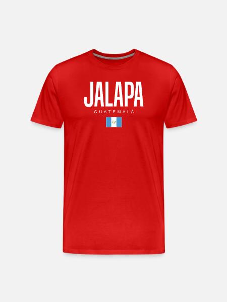 Jalapa Guatemala Guatemalteken - Men's Premium Organic T-Shirt - red